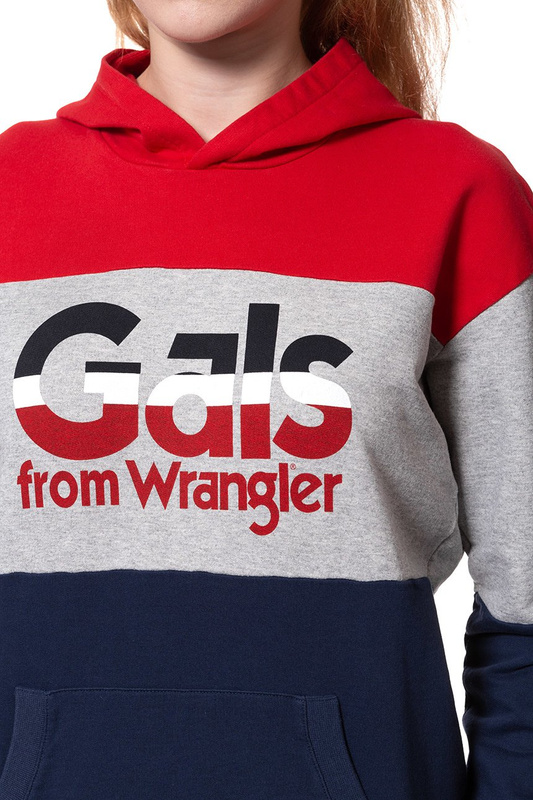 WRANGLER KABEL HOODIE NAVY W604OHY35 112130391