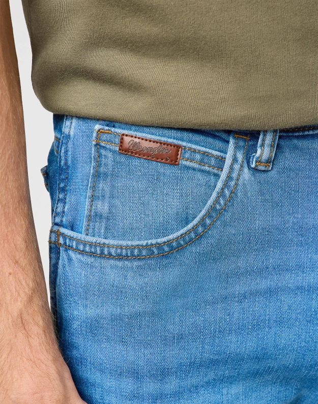 MESKIE SPODNIE WRANGLER TEXAS SLIM GLACIER 112364830