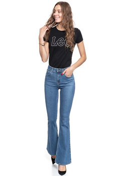 SPODNIE LEE DAMSKIE Flare JACKSON WORN L30FMXAX SAMPLE 112106432
