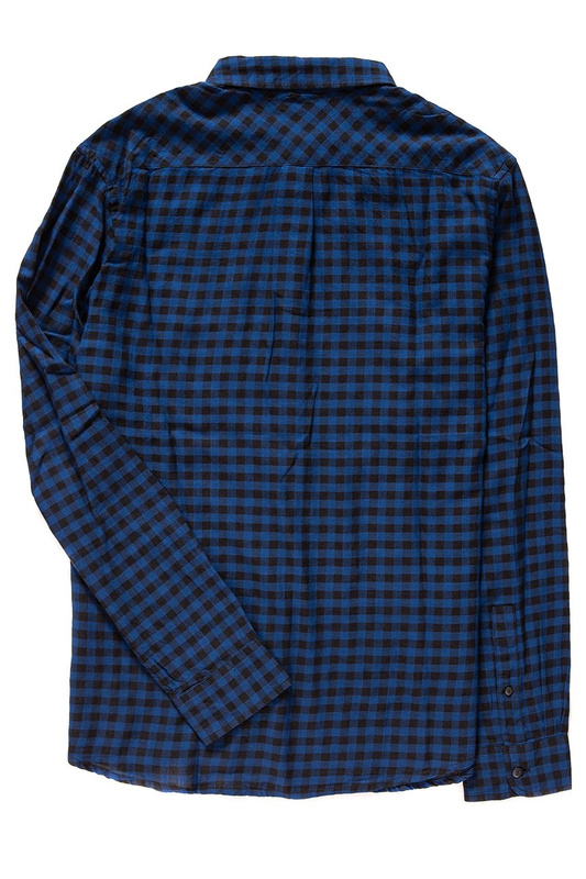 WRANGLER LS 2PKT FLAP SHIRT BLUE DEPTHS W5A5ORXJY 112130072