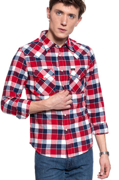 KOSZULA LEE WESTERN SHIRT BRIGHT RED L643NVEF 112115388