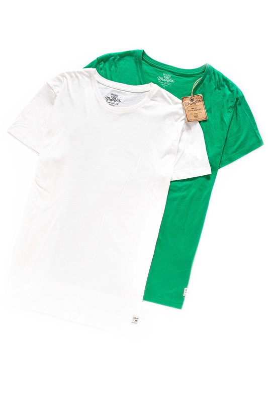 WRANGLER T SHIRT S/S DOUBLE TEE JELLY BEAN W7865EV79