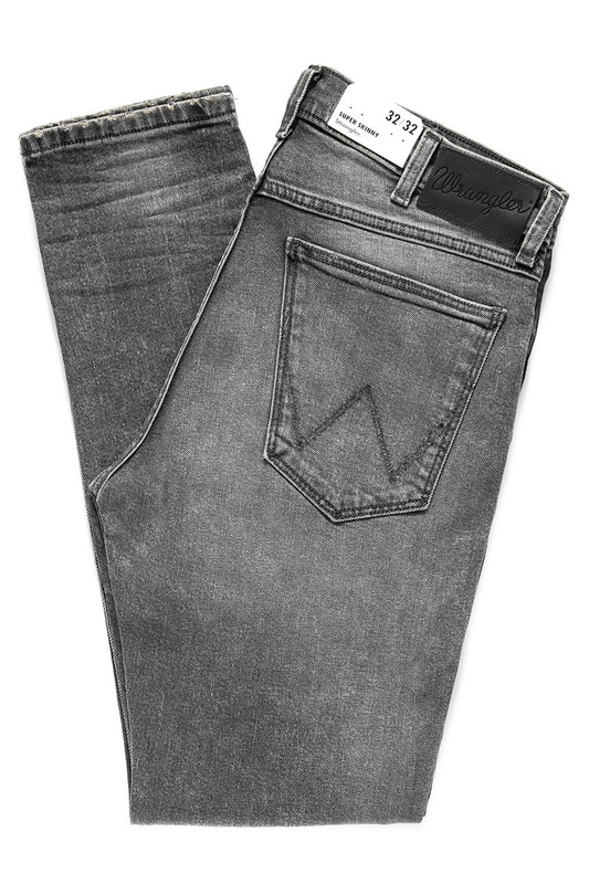 SPODNIE MĘSKIE WRANGLER STRANGLER GRUNGE GREY W16TRA193 112127342