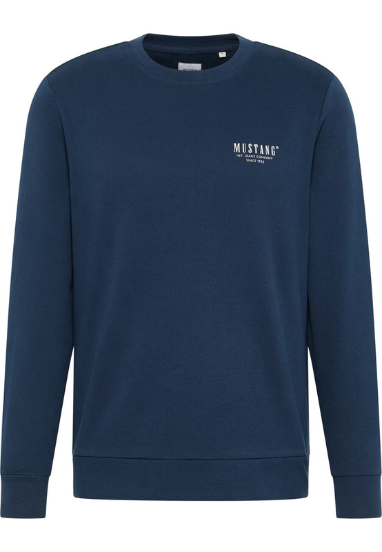 MĘSKA BLUZA MUSTANG LOGO Clio Dress Blues 1014784 5334