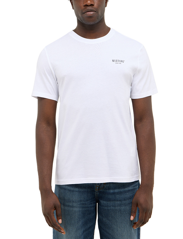 Męski T-Shirt Mustang Style Austin Bright White 1016857 2007