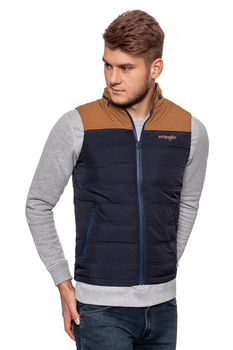 MĘSKI BEZRĘKAWNIK WRANGLER TECH VEST BISON BROWN W4671X5TD
