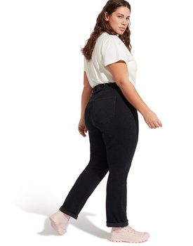 DAMSKIE SPODNIE JEANSOWE WRANGLER STRAIGHT CURVE STRETCH LIMO W24TWTX4T 112127972