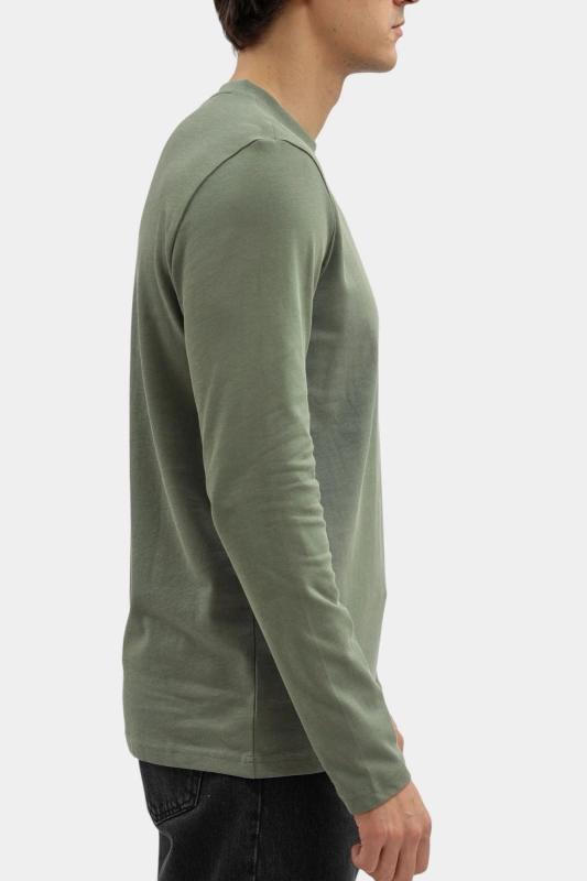 Męski Longsleeve Mustang Style Arlington Agave Green 1016874 6473