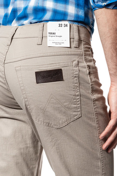 WRANGLER SPODNIE MĘSKIE TEXAS PLAZA TAUPE W12197188 112126074