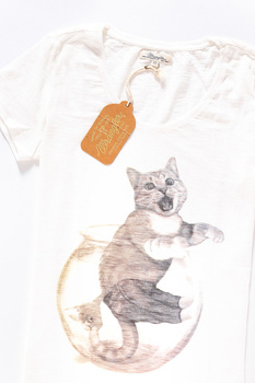 WRANGLER S/S R-NECK TEE OFFWHITE W7276FA02