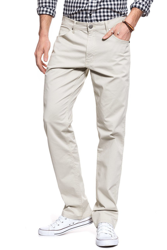 WRANGLER SPODNIE MĘSKIE GREENSBORO STONE W15QWA40V 112127117