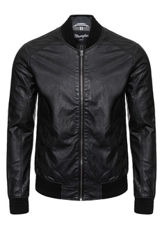 WRANGLER PERFORATED BOMBER BLACK W4645Z601