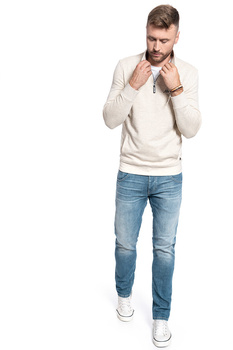 BLUZA MĘSKA MUSTANG BEN HALF ZIP 1009798 2071