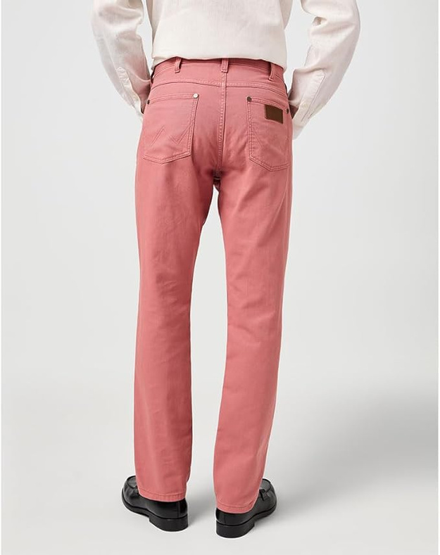 MESKIE SPODNIE WRANGLER GREENSBORO DESERT ROSE 112362445