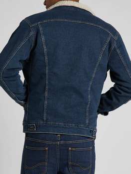 LEE SHERPA JACKET MĘSKA KURTKA JEANSOWA Dark Blue L87BSQZG 112320041