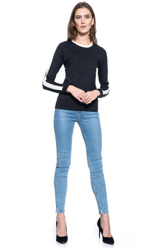 DAMSKI LONGSLEEVE LEE L/S GLOBE TEE SLIM FIT BLACK L43WFE01 112109763