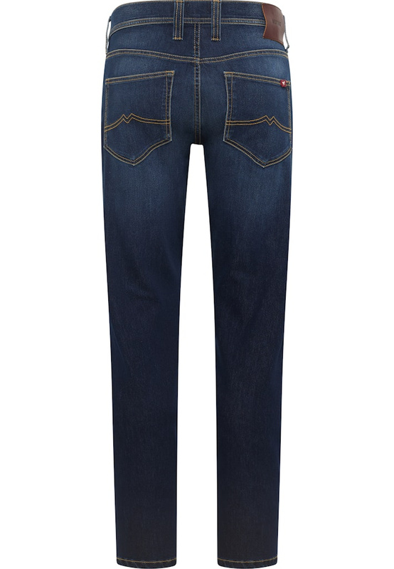 Męskie Spodnie Jeansowe Mustang Style Oregon Slim Denim Blue 1016316 5000 803