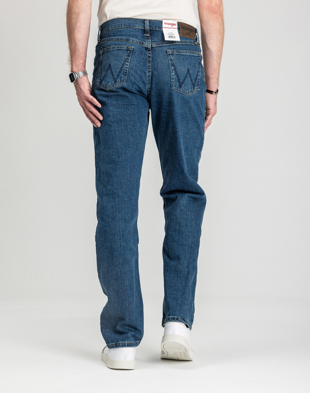 Męskie Spodnie Jeansowe Wrangler Relaxed Fit Knox 112352871