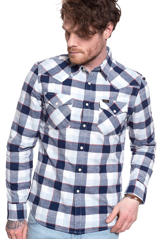 LEE LEE WESTERN SHIRT BLUEPRINT L643NVLH 112115397