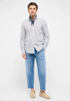 Męska Koszula Mustang Style Rawlins Blue Bold Stripe 1016249 12708