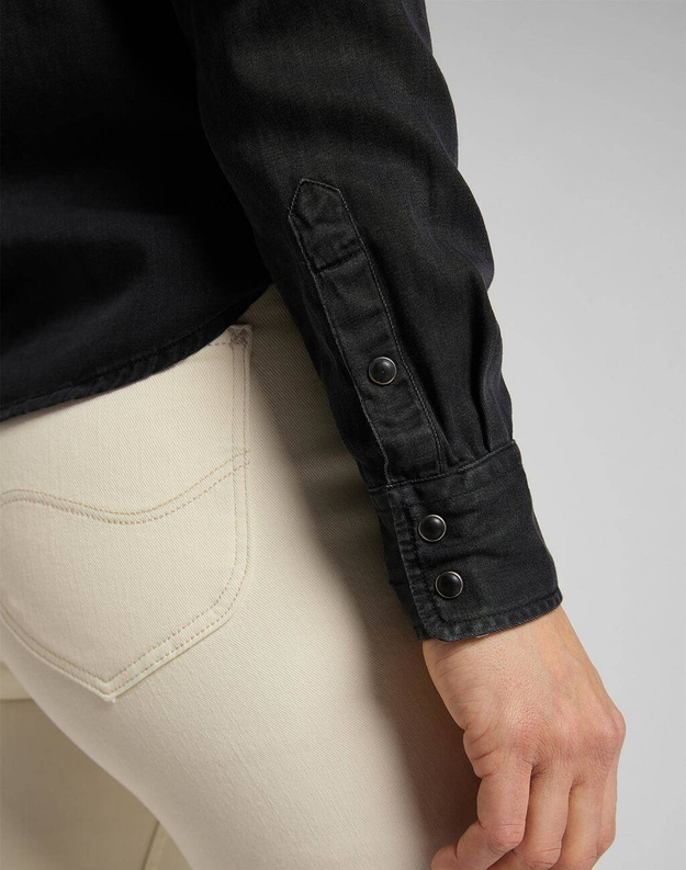 LEE REGULAR WESTERN SHIRT DAMSKA KOSZULA JEANSOWA JEANS BLACK L45SZH01 112110492