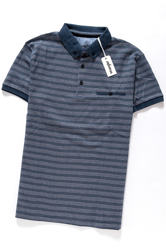 WRANGLER S/S REFINED POLO MOOD INDIGO W7995FJ38