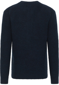 Męski Sweter Mustang Style Emil C Henley Total Eclipse 1014118 5226 