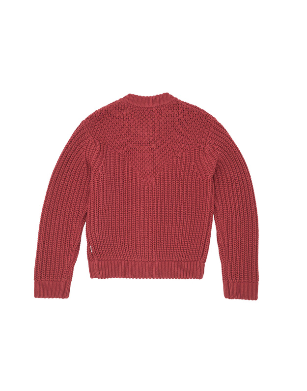 DAMSKI SWETER WRANGLER WESTERN CARDIGAN EARTH RED 112370797