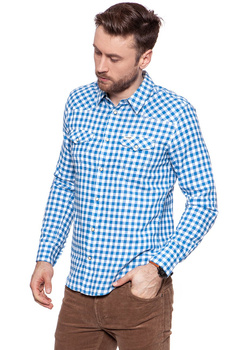KOSZULA WRANGLER WESTERN SHIRT DEEP WATER W5983SZDF 112129901