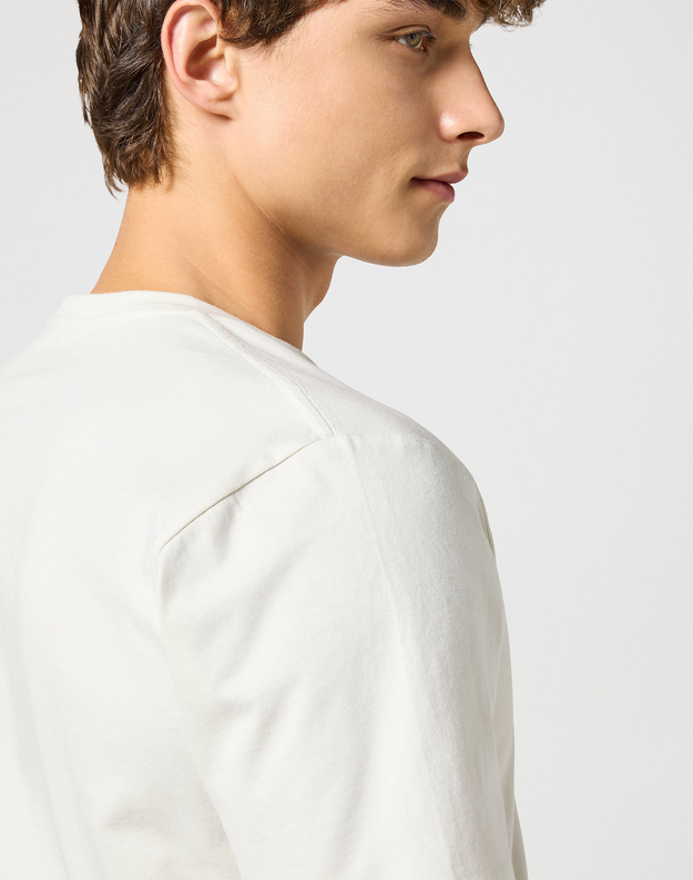 WRANGLER MĘSKA KOSZULKA WRANGLER GRAPHIC TEE VINTAGE WHITE 112355060