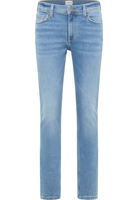 Męskie Spodnie Jeansowe Mustang Style Vegas Slim Denim Blue 1016310 5000 213