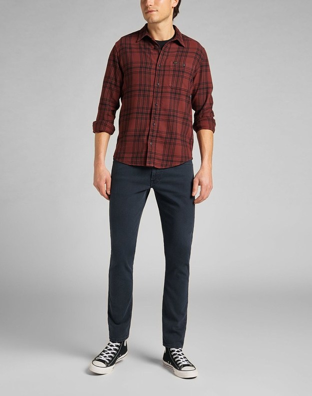 LEE LEESURE SHIRT MĘSKA KOSZULA FIRED BRICK L66NMDTM 112140564