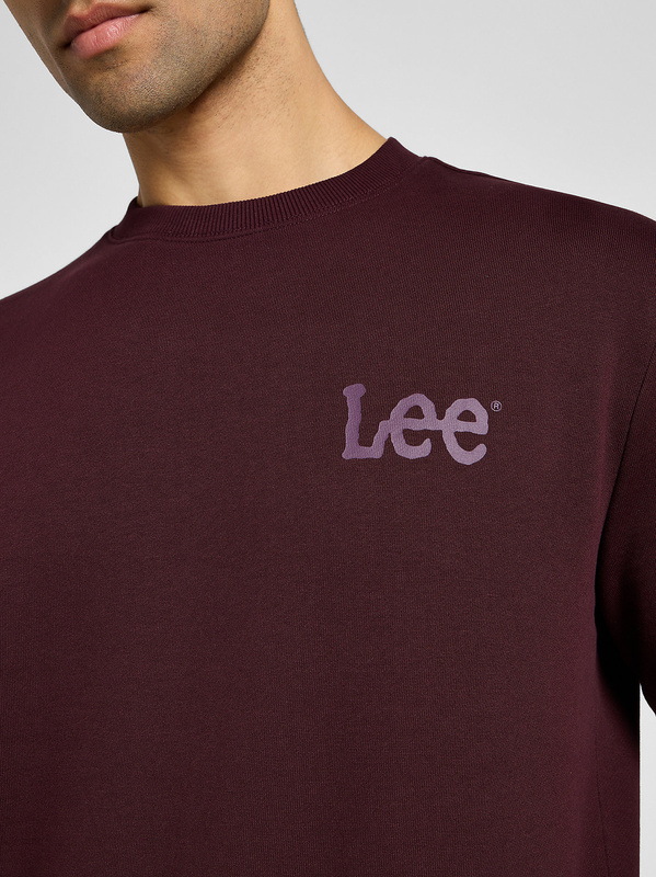 MESKA BLUZA LEE WOBBLY LEE SWS VELVET BEET 112355744