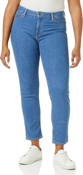SPODNIE DAMSKIE LEE ELLY SLIM STRAIGHT RAW OFF WHITE L305KWXQ 112106081