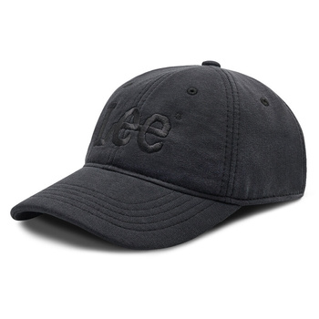 LEE CAP CZAPKA Z DASZKIEM LOGO WASHED BLACK LG42RYJA 112145702