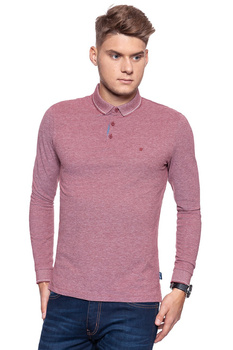 WRANGLER LS REFINED POLO BIKING RED W7A87K52G