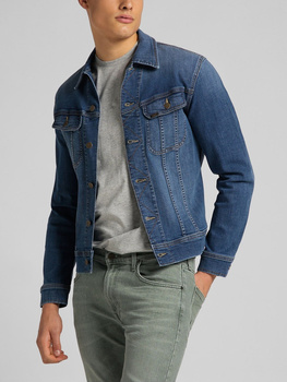 MĘSKA KURTKA JEANSOWA LEE SLIM RIDER MID VISUAL CODY L89RNLQN 112123891