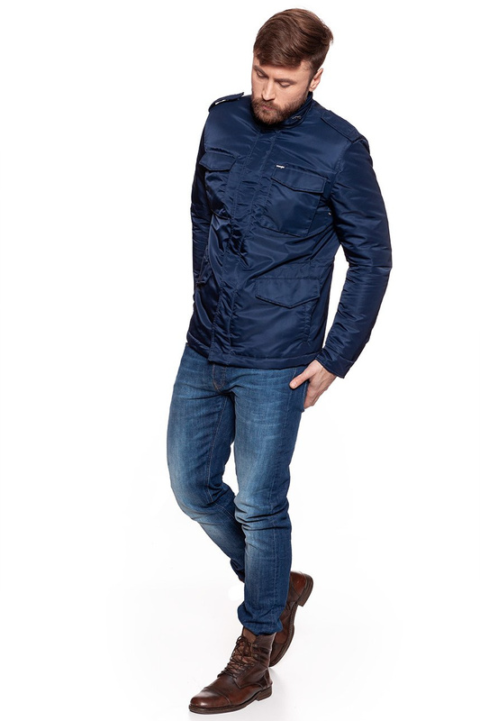 KURTKA WRANGLER FIELD JACKET NAVY W4730WT35 112129029
