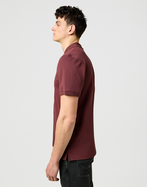 MESKA KOSZULKA POLO WRANGLER POLO SHIRT DECADENT CHOCOLATE 112371398