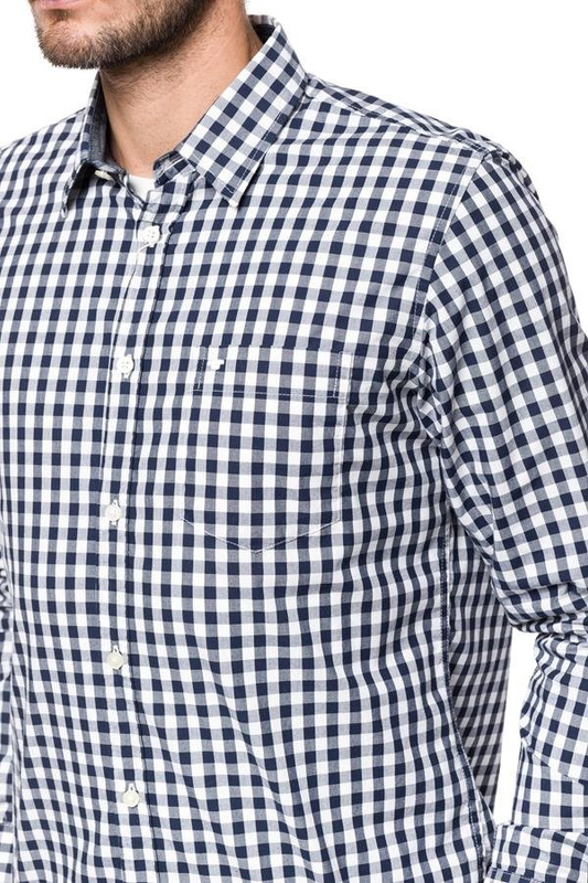 KOSZULA TOM TAILOR RAY COSY VICHY CHECK SHIRT 2019921.09.10 COL. 6000
