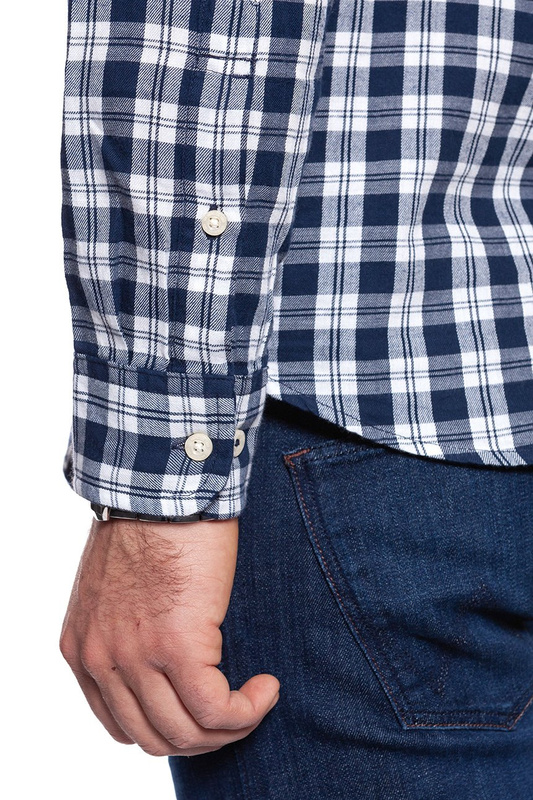 LEE BUTTON DOWN MEDIEVAL BLUE L880CY13