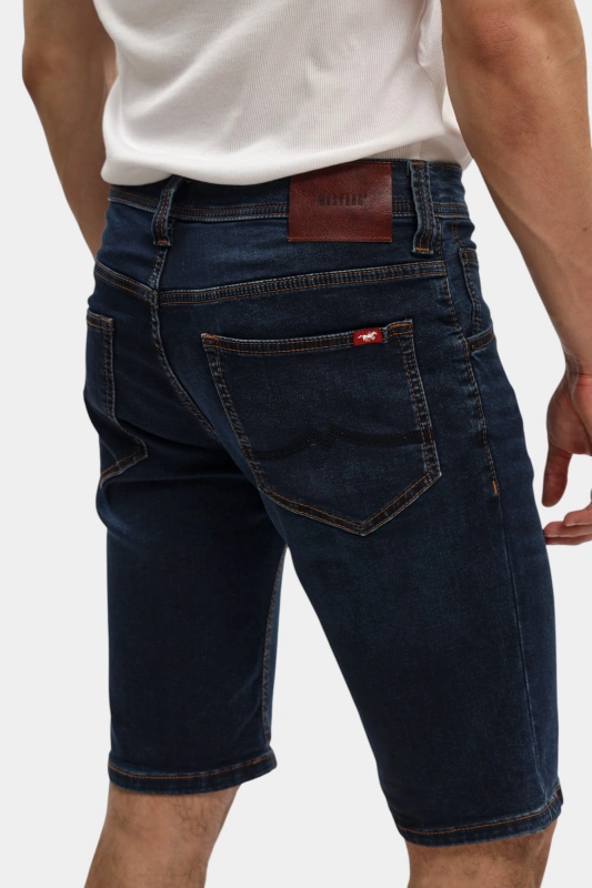 Męskie Szorty Mustang Style Chicago Shorts Z Denim Blue 1016349 5000 802