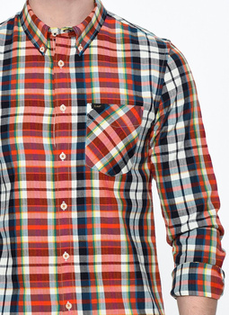 LEE BUTTON DOWN BURNT OCHRE L880DTBH