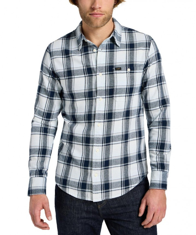 MĘSKA KOSZULA KRATA LEE LEESURE SHIRT CLOUD CHECK 112355714