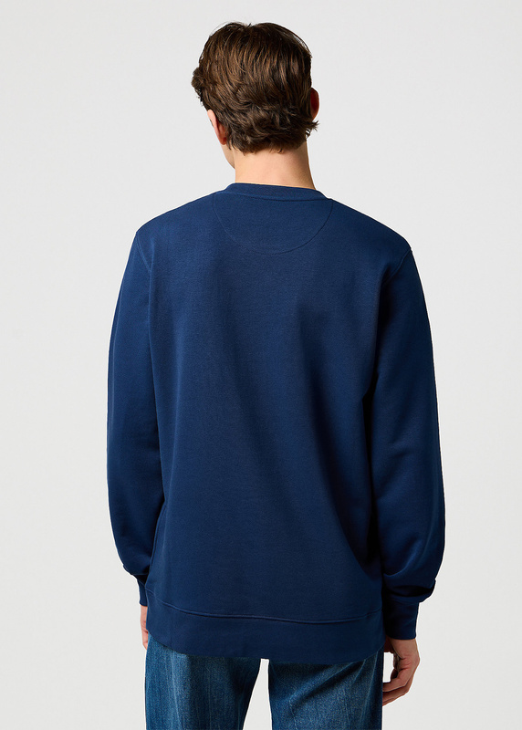 MESKA BLUZA WRANGLER AMERICANA CREW NAVY 112371678
