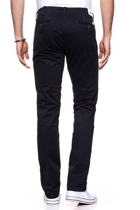 WRANGLER SPODNIE MĘSKIE CHINO NAVY W14LEG114