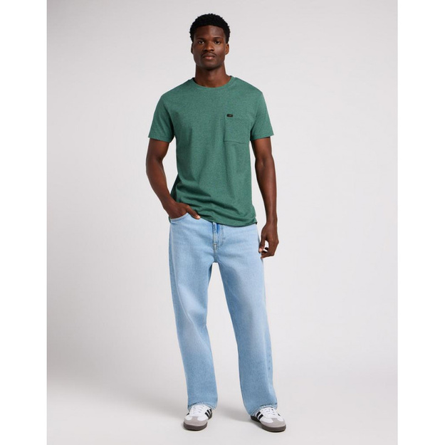 MESKA KOSZULKA LEE ULTIMATE POCKET TEE EVERGREEN 112349075