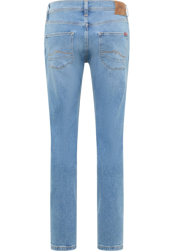 Męskie Spodnie Jeansowe Mustang Style Vegas Slim Denim Blue 1016310 5000 213