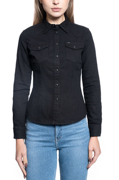 DAMSKA KOSZULA JEANSOWA LEE SLIM WESTERN SHIRT BLACK L45RGV01 112110413