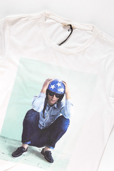 LEE T SHIRT PHOTO TEE CLOUD DANCER L65UAIHA